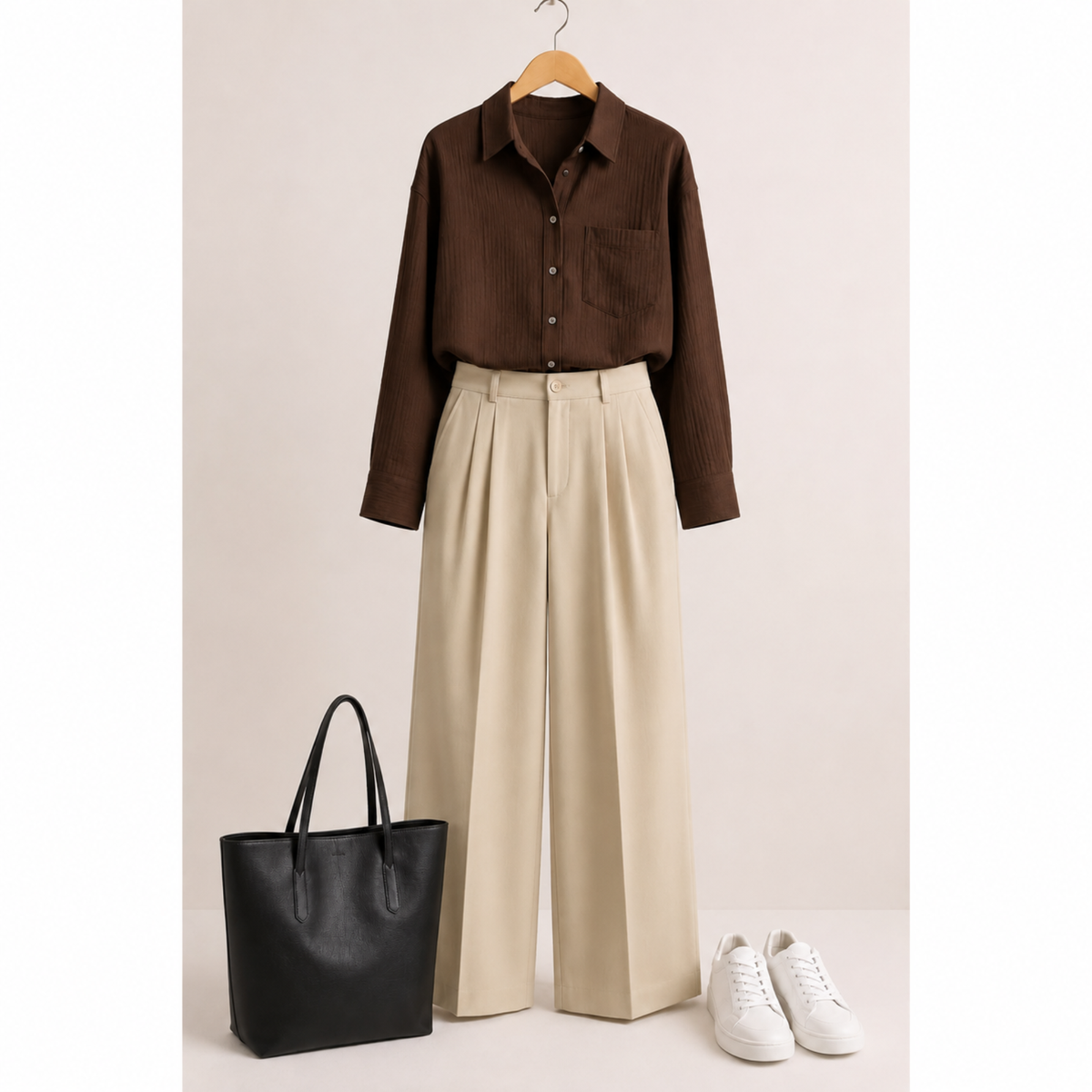 Sandstone Classic Wide Leg Pant